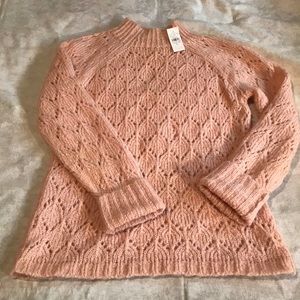 Pink Ann Taylor Loft Sweater NWT